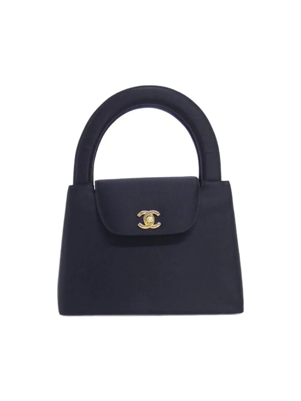 Chanel Vintage Bag Handbag Black